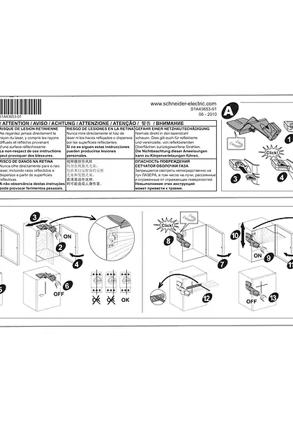 schneider施耐德GVAPL01 - Laser tool for GV.AP external operators - 说明页
